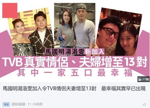 tvb成婚介所 撮合马国明汤洛雯等13对情侣,这对黄昏恋最感人